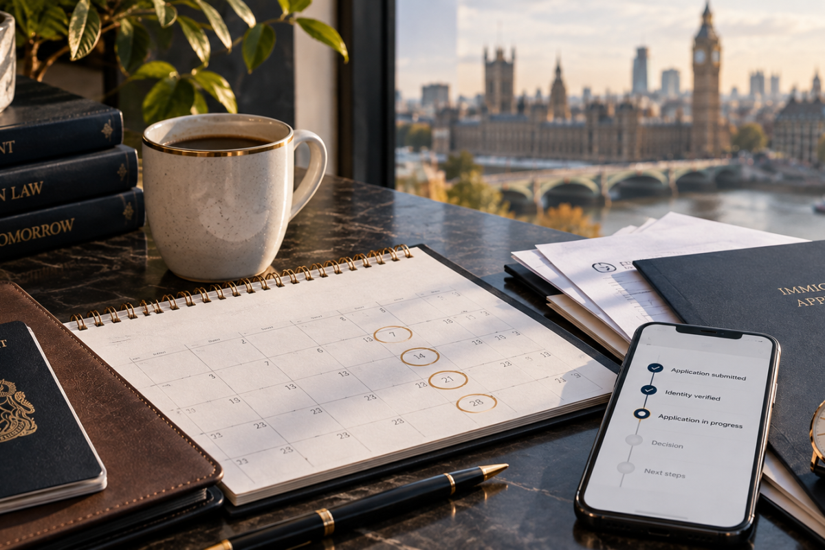 UK visa processing times and Home Office decision waiting period